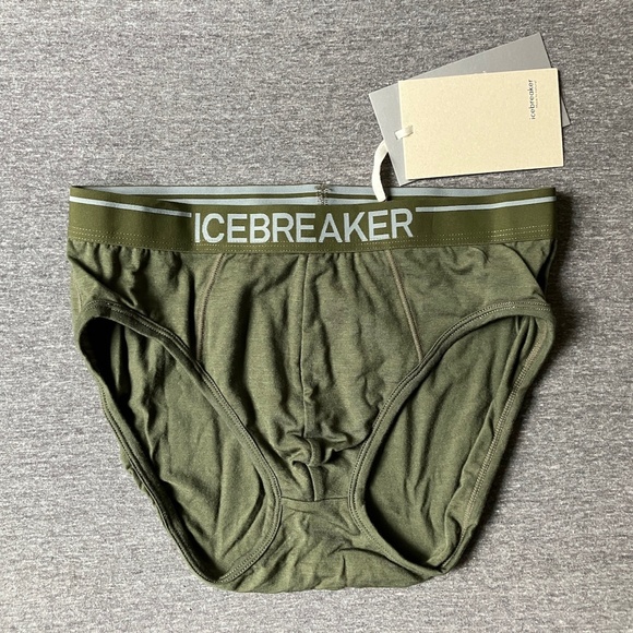 Icebreaker Men's Merino 150 Anatomica Briefs M Loden NWT - Picture 9 of 13